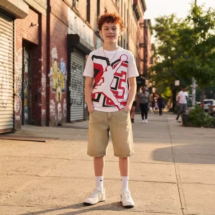 Футболка Nike SPLATTER Белый 8-10YR - 7