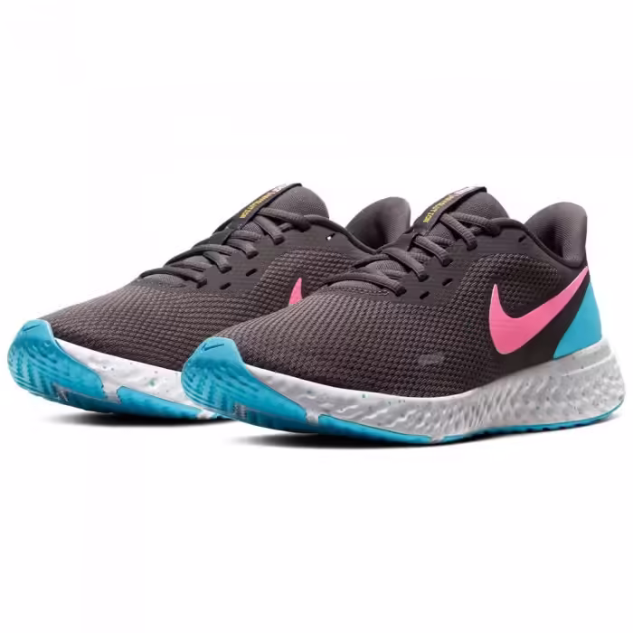 Кроссовки Nike WMNS REVOLUTION 5 Серый/Розовый 37.5 - 2