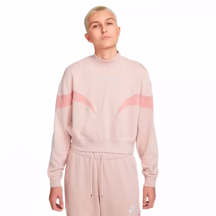 Толстовка Nike W NSW AIR FLC MOCK LS TOP
