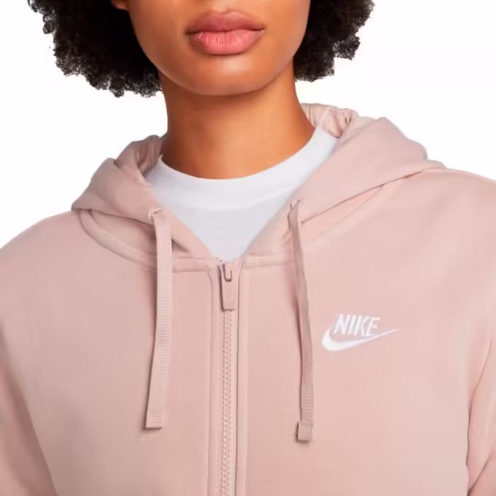 Hanorac Nike W NSW CLUB FLC FZ HOODIE STD - 3