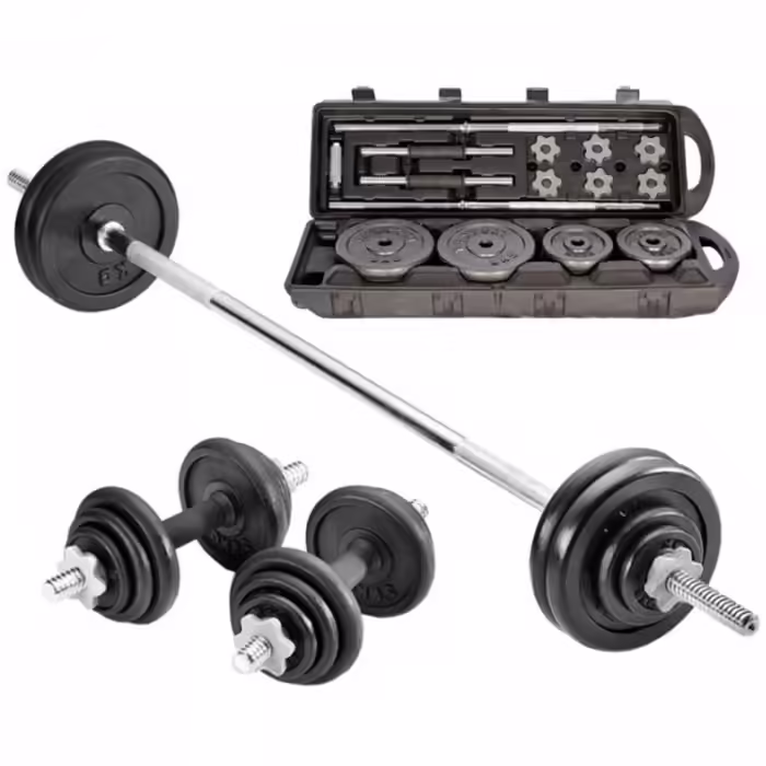 Набор гантели и гриф LINUO dumbbell-01