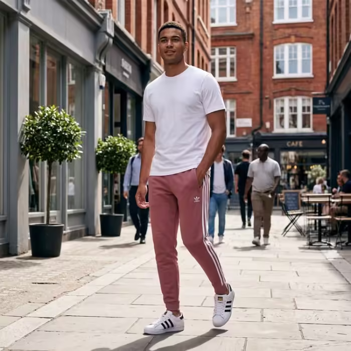 Pantaloni Adidas 3-STRIPES PANT Bordo XS - 8