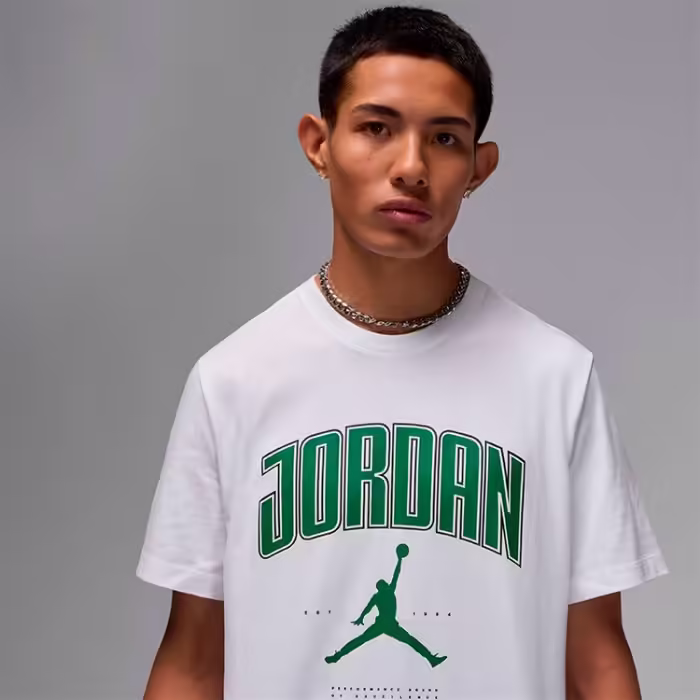 Футболка Nike M J CITY 88 SS CREW Белый XL - 5
