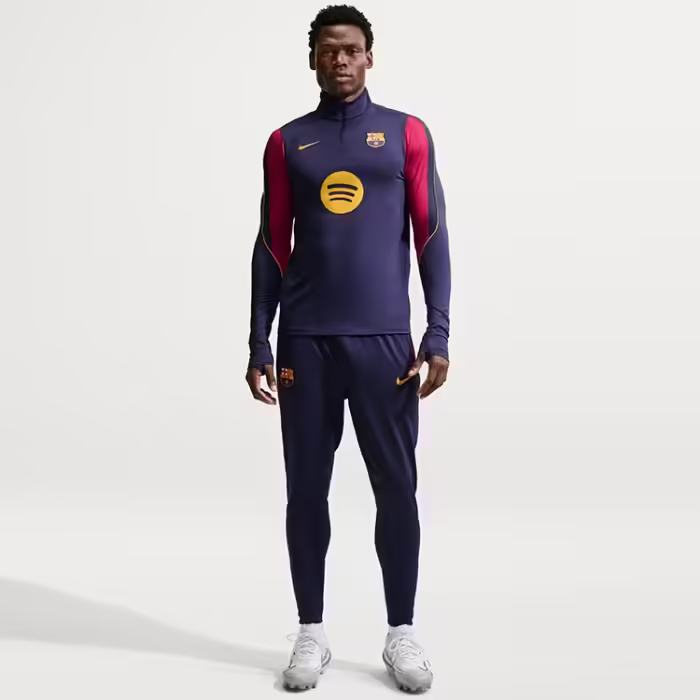 Long-sleeve Nike F.C. Barcelona Strike Dri-FIT Knit Drill Top - 3