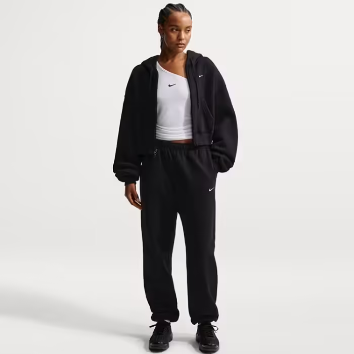 Pantaloni Nike Studio Fleece High-Rise Oversized Cuffed - 3
