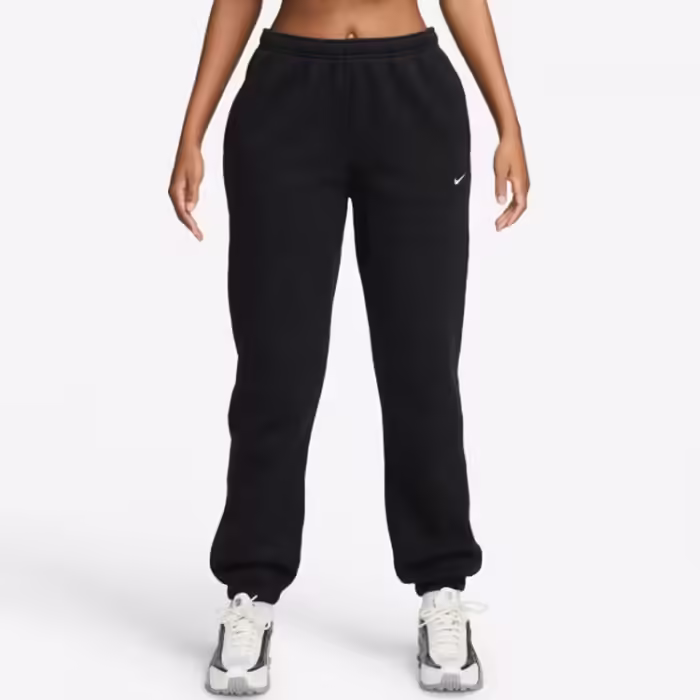 Pantaloni Nike STUDIO FLEECE MID-RISE CUFFED
