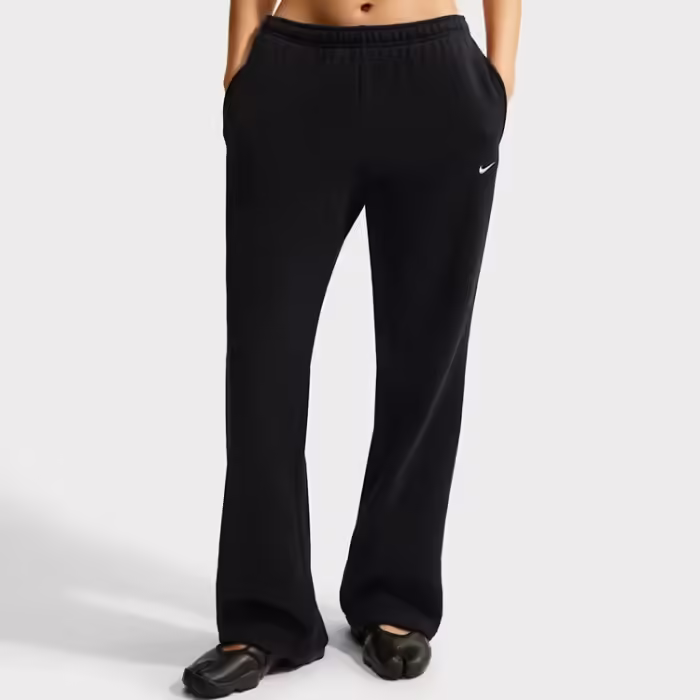 Pantaloni Nike Studio Fleece Mid-Rise Open-Hem Trousers