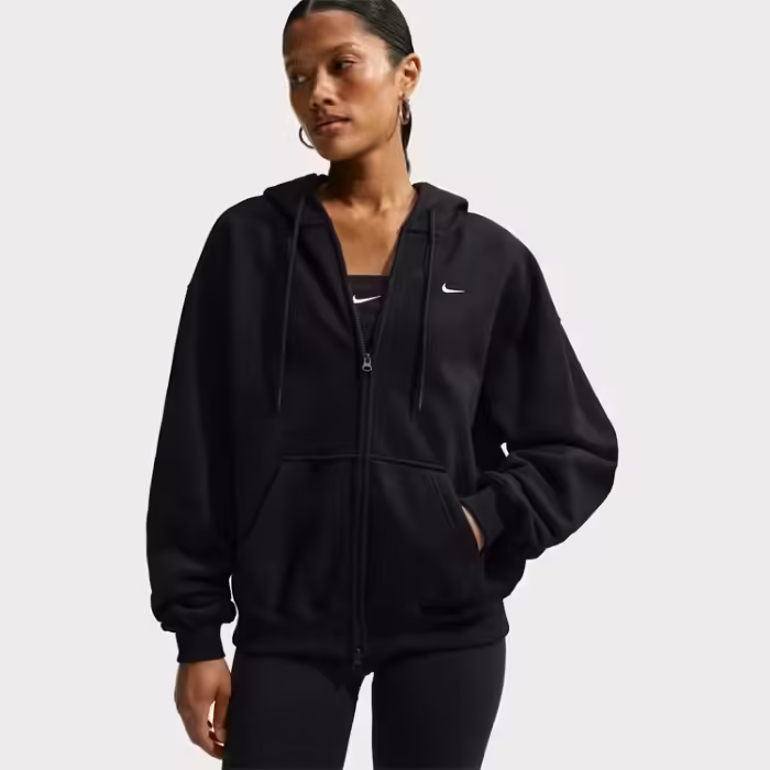 Hanorac Nike Studio Fleece Oversized Full-Zip Hoodie