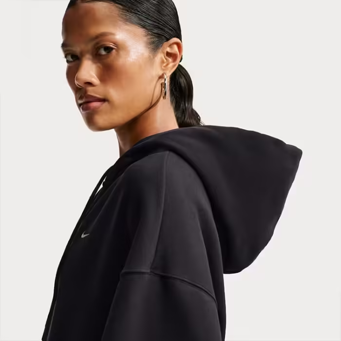 Hanorac Nike Studio Fleece Oversized Full-Zip Hoodie - 5