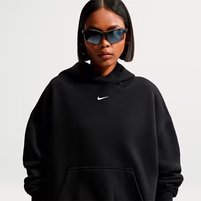Hanorac Nike Studio Fleece Oversized Pullover Hoodie - 5