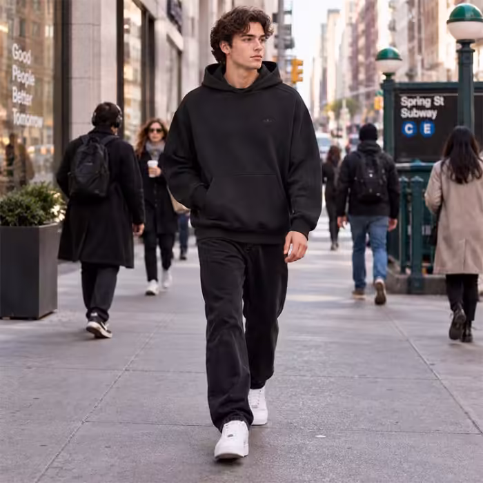 Hanorac Adidas PREMIUM ESSENTIALS HOODIE - 7