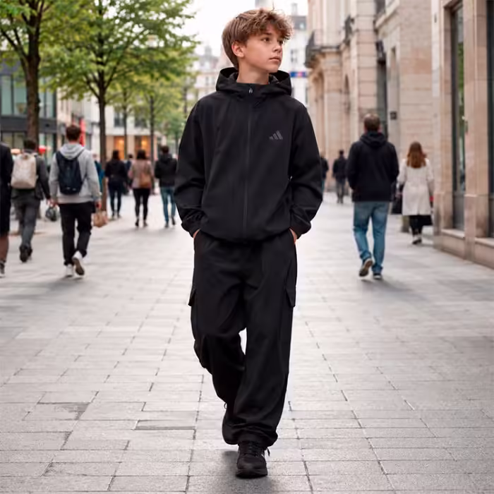 Спортивный костюм Adidas J WV UTLTY TS Черный 116 - 9