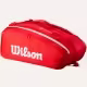 Сумка теннисная Wilson SUPER TOUR WILSON RED 15PK 2025