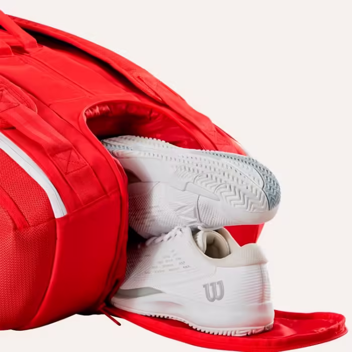 Сумка теннисная Wilson SUPER TOUR WILSON RED 15PK 2025 - 7