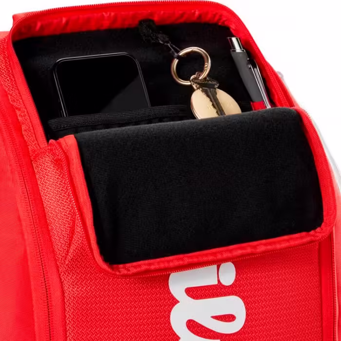 Рюкзак теннисный Wilson SUPER TOUR WILSON RED BACKPACK - 8