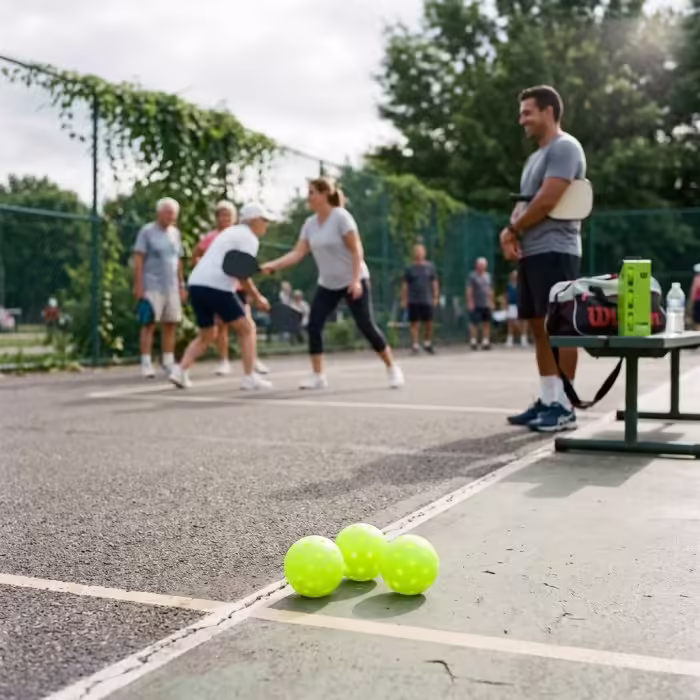 Набор мячей для пиклбола 3 шт Wilson Max 40 Outdoor Pickleball  - 6