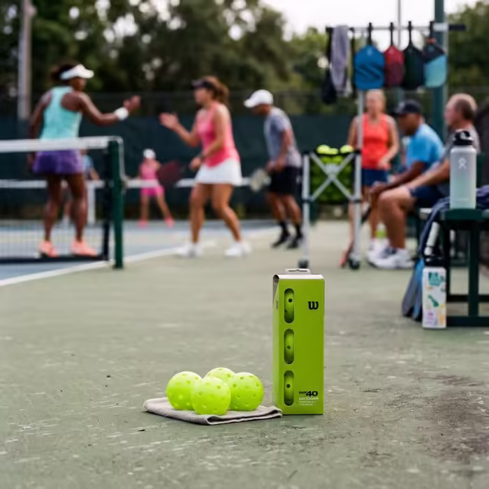 Набор мячей для пиклбола 3 шт Wilson Max 40 Outdoor Pickleball  - 7