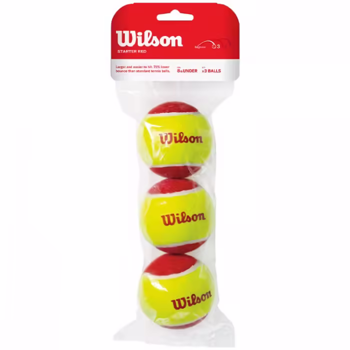 Set mingi pentru tenis 3 buc Wilson STARTER RED TBALL 3 PACK