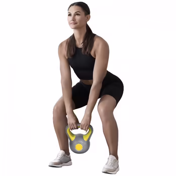 Greutate 4 kg YORK Vinyl Kettlebell - 3