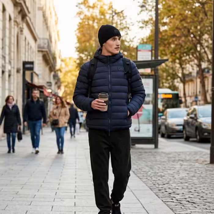 Scurta EA7 EMPORIO ARMANI Technical fabric padded - 7