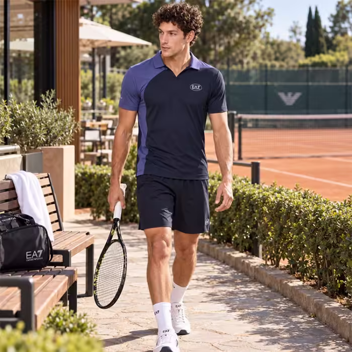 Поло EA7 EMPORIO ARMANI TENNIS PRO M POLO PA ST COLORB - 9
