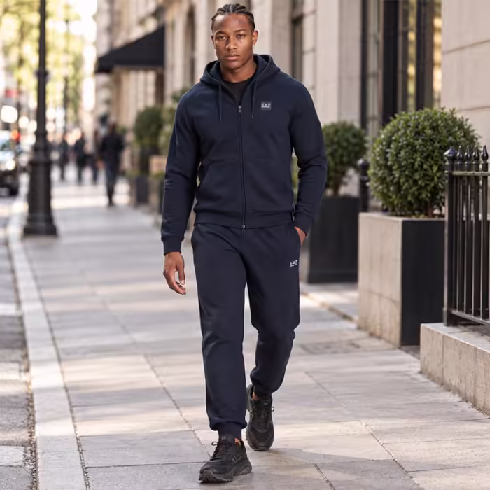 Hanorac EA7 EMPORIO ARMANI TRAIN VISIBILITY M HOODIE FZ B - 7