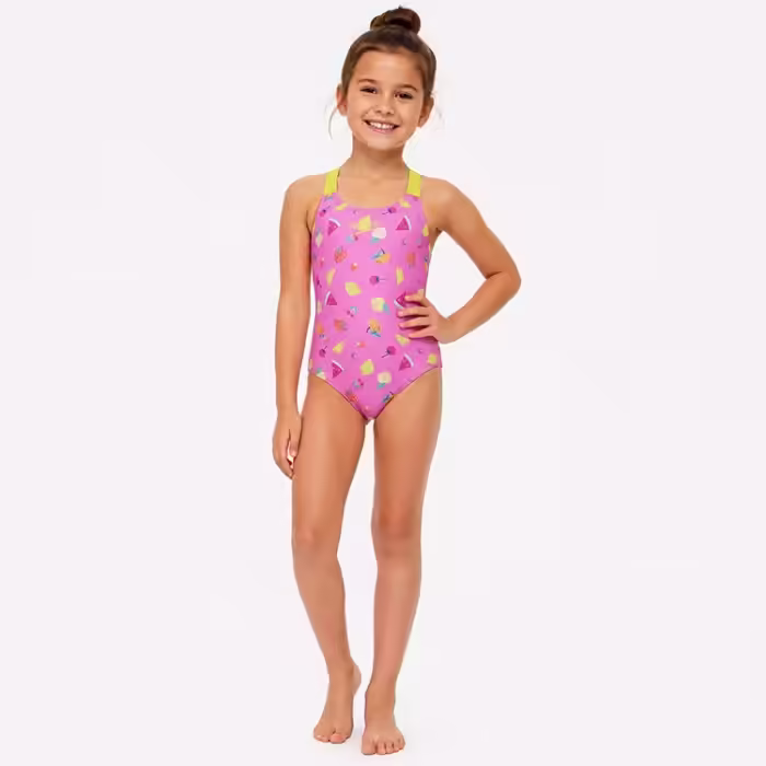 Costum pentru inot Speedo Print Cross Back One Piece