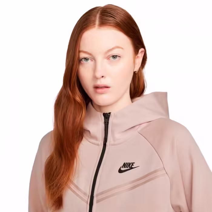 Hanorac Nike W NSW TCH FLC WR HOODIE FZ - 4