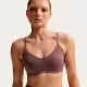 Спортивное бра Nike Alate Minimalist Коричневый