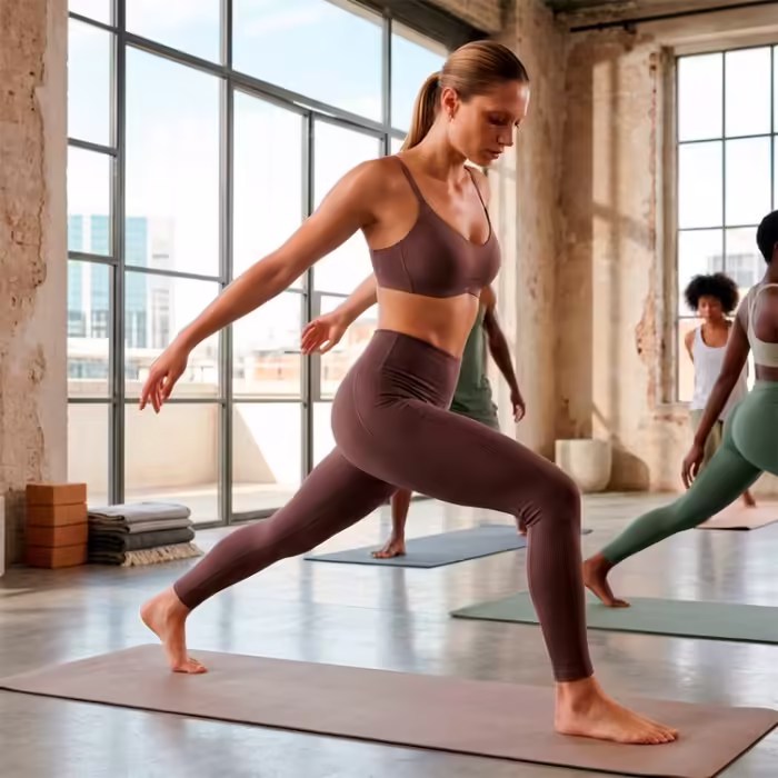 Спортивное бра Nike Alate Minimalist Коричневый - 7