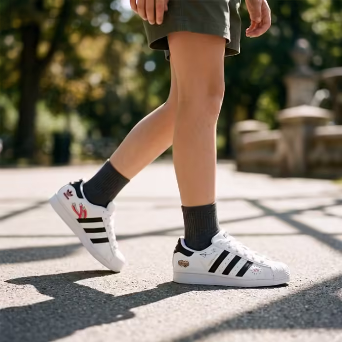Кроссовки Adidas SUPERSTAR J Белый 38 - 3