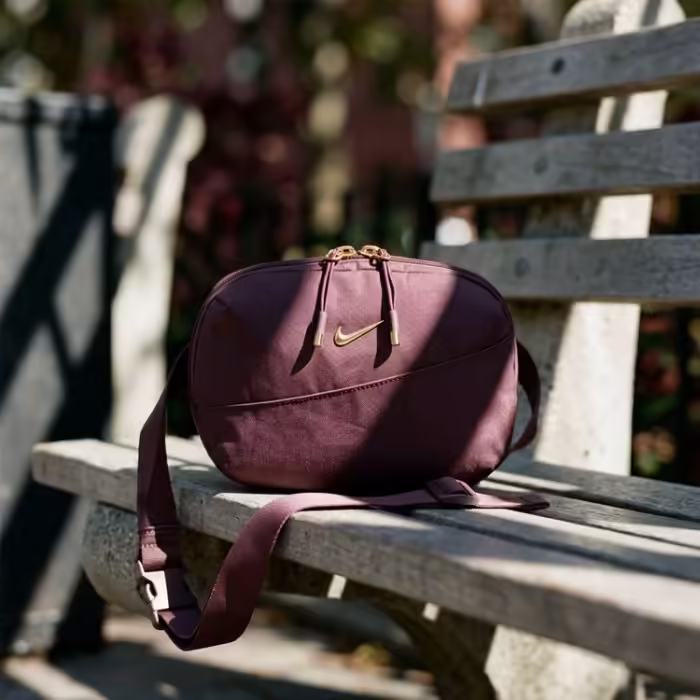 Geanta pe brau Nike AURA WAISTPACK Bordo One size - 8