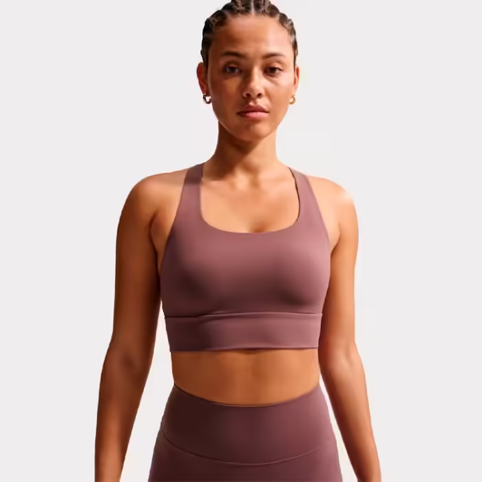 Спортивное бра Nike ZENVY Коричневый XL