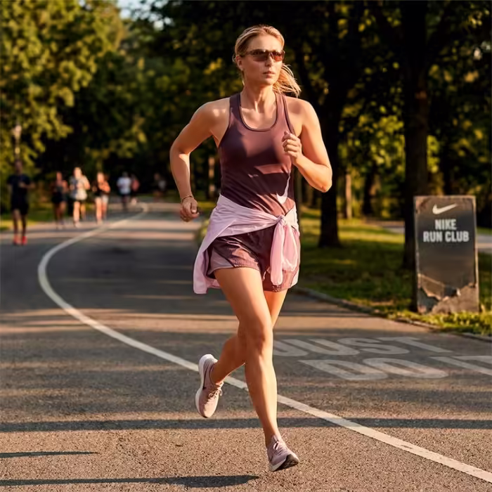 Майка Nike TEMPO SWOOSH RUN DRI-FIT Коричневый XS - 7
