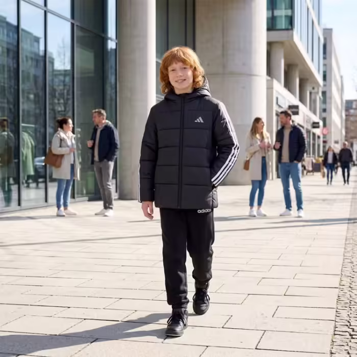 Куртка Adidas J ESS 3S JKT Черный 164 - 7