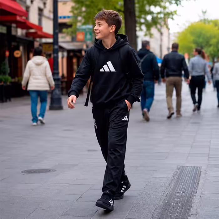 Брюки Adidas J MC PNTS Черный 116 - 7