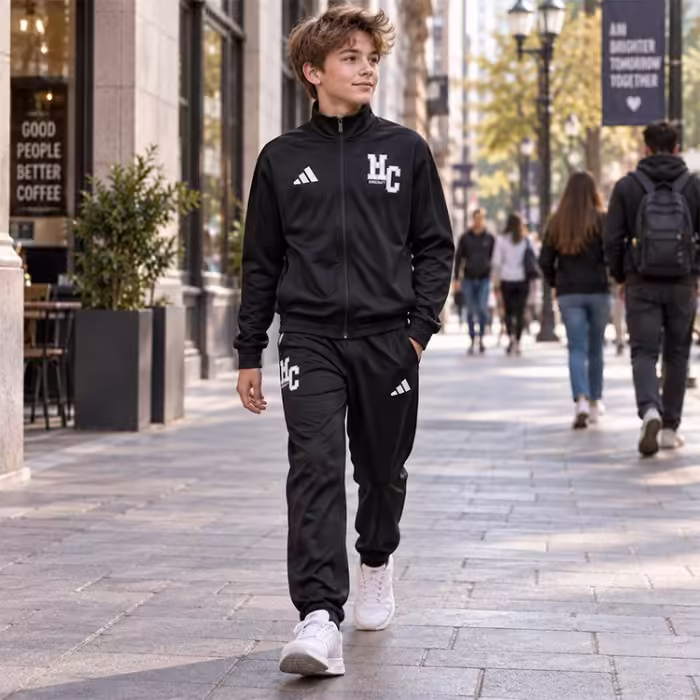 Costum Sportiv Adidas J MC Negru 116 - 2