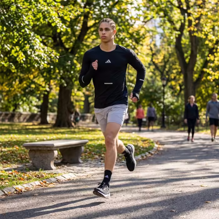 Лонгслив Adidas ADI365 CLIMACOOL Черный S - 7