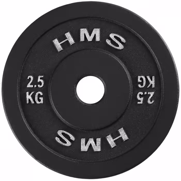 Disc 2.5 kg HMS Iron disc Negru 2.5 kg