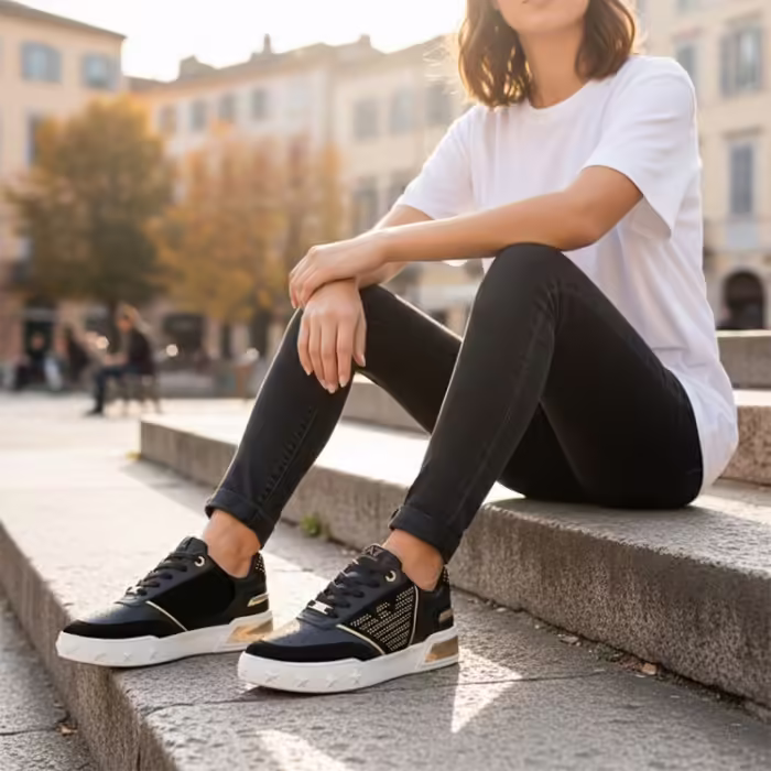 Incaltaminte Sport EA7 EMPORIO ARMANI GOLD STAR - 3