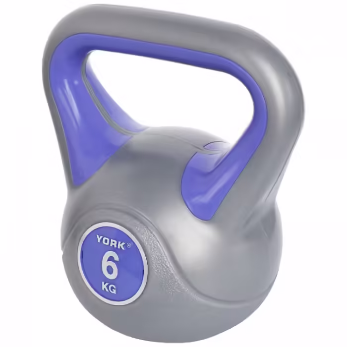 Greutate 6 kg YORK Vinyl Kettlebell