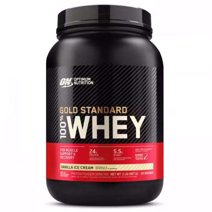 Proteine din zer Optimum Nutrition ON 100% WHEY GOLD VAN ICE CREAM 2LB - 2