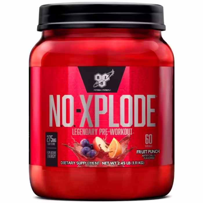 Предтренировочный комплекс BSN No Xplode Legendary Pre-Workout fruit punch 2.45lb