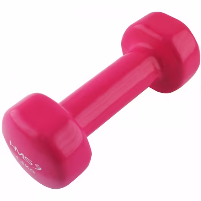 Гантель 1.5 кг HMS Vinyl Dipped Dumbbells (Fitbell) Розовый 1.5 кг - 3