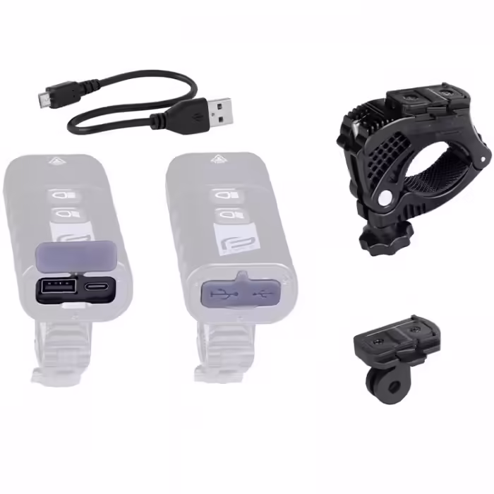Фонарь передний Force TOURCH 2000 Lm, USB - 2
