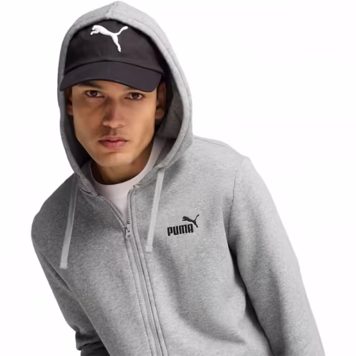 Hanorac Puma Essentials Logo Full-Zip Hoodie