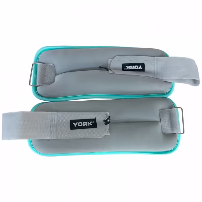 Bratari cu greutati 2x2 kg (pereche) YORK Soft ankle/wrist weights