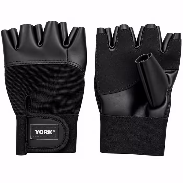 Manusi pentru fitness YORK Training Gloves Negru XL