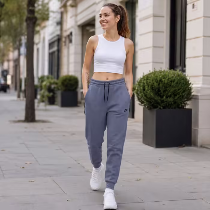Pantaloni Nike W NSW TCH FLC MR JGGR - 2