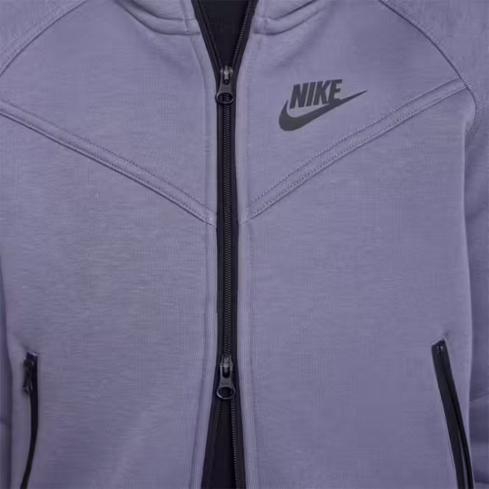 Толстовка Nike G NSW TCH FLC HD FZ LS Синий XS - 5